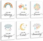Colorful Rainbow Art Print Set of 6