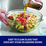 Anchor Hocking Round Clear Glass Plates Set