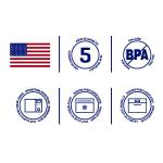 Anchor Hocking Round Clear Glass Plates Set