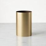 Umbra Metalla Gold Trash Can for Home or Office