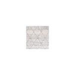Modern Grey & Ivory 12' Square Shag Rug