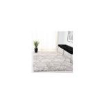 Modern Grey & Ivory 12' Square Shag Rug