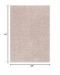 Beige Non-Shedding Area Rug - 9' x 12