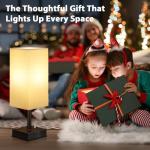 Dimmable Nightstand Lamps with USB Charging Ports