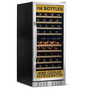 24" Dual Zone Wine Cooler – 116 Bottle Capacity