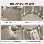 California Design Den Queen Cotton Sheet Set - Taupe