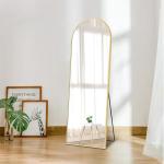 Gold Arched Full Length Mirror 64"x21