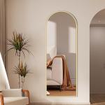 Gold Arched Full Length Mirror 64"x21