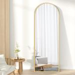 Gold Arched Full Length Mirror 64"x21