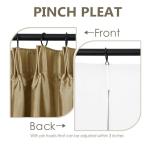 Light Filtering Dupioni Silk Vertical Curtain Panel