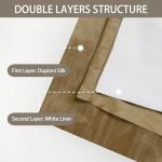 Light Filtering Dupioni Silk Vertical Curtain Panel