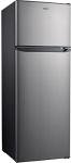 Stainless Steel Dual Door Refrigerator with Freezer
