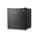 Black Mini Fridge with Freezer, 1.7 Cubic Feet