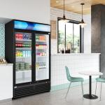 KoolMore 45" Commercial Glass Two-Door Cooler