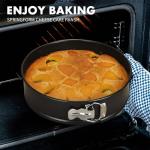 Non-Stick Round Cake Pan Set with Gloves