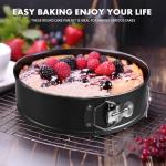 Non-Stick Round Cake Pan Set with Gloves