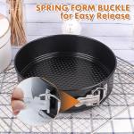 Non-Stick Round Cake Pan Set with Gloves