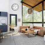 Quiet Modern Wall Clock - 10" Black Design