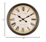 Stylish 20-Inch Silent Decorative Wall Clock