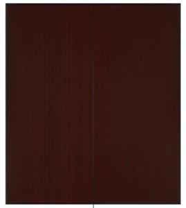 Anji Mountain Dark Cherry Bamboo Tri-Fold Chairmat