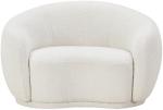 Hyde Collection Cream Boucle Accent Chair