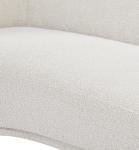 Hyde Collection Cream Boucle Accent Chair