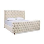 Brooklyn King Upholstered Shelter Headboard Set