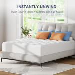 ELEMUSE King Memory Foam Mattress Topper with Cooling Gel