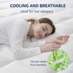 ELEMUSE King Memory Foam Mattress Topper with Cooling Gel