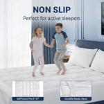 ELEMUSE King Memory Foam Mattress Topper with Cooling Gel