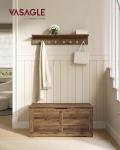 VASAGLE Farmhouse Style Storage Chest and Bench