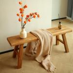 Rustic Farmhouse Wooden Entryway Bench – 31.5in