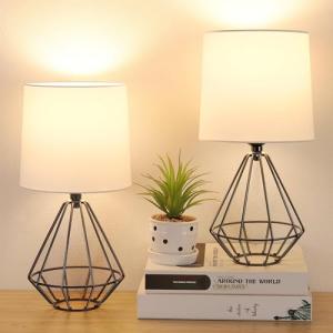 Modern Set of 2 Bedside Table Lamps