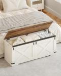 Hzuaneri 47.2" Wooden Storage Chest with Lift-Top