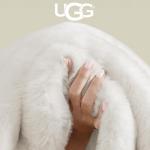 UGG Euphoria White Faux Fur Throw Blanket
