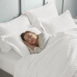 CozyLux White King Size Seersucker Bedding Set