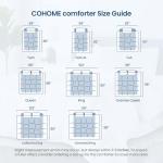 COHOME Oversized Queen Cooling Alternative Comforter