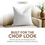 Pillowflex Synthetic Down Pillow Insert - 22x22 Down Alternative, Ultra Soft Large Square Throw Pillow, Couch Sham, Bed Sleeping - 1 Decorative Accent Form