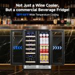 BODEGA 24" Dual Zone Wine and Beverage Cooler