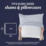 Beckham Hotel Collection Hypoallergenic Euro Pillow Pair
