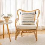 Boho Throw Pillow Covers Set of 2 with Tassels