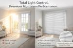 Comfy Hour 25" x 41" Light Filtering Mini Blinds