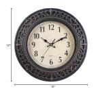 Tebery 12-Inch Silent Retro Wall Clock