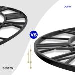 Industrial Wall Clock with Roman Numerals - Silent