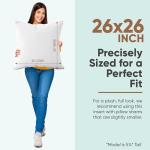 Plush Synthetic Down Alternative Pillow Insert