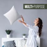 White 26x26 Decorative Throw Pillow for Sofa