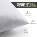 White 26x26 Decorative Throw Pillow for Sofa