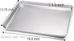 Stainless Steel Baking Sheet Set - 2 Pieces