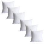 Set of 6 Hypoallergenic 20" Pillow Inserts