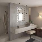 Grecian Venetian Large Rectangle Decorative Wall Mirror